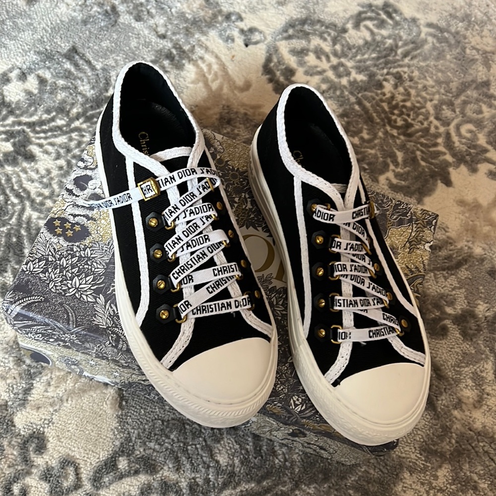 black and white sneakers